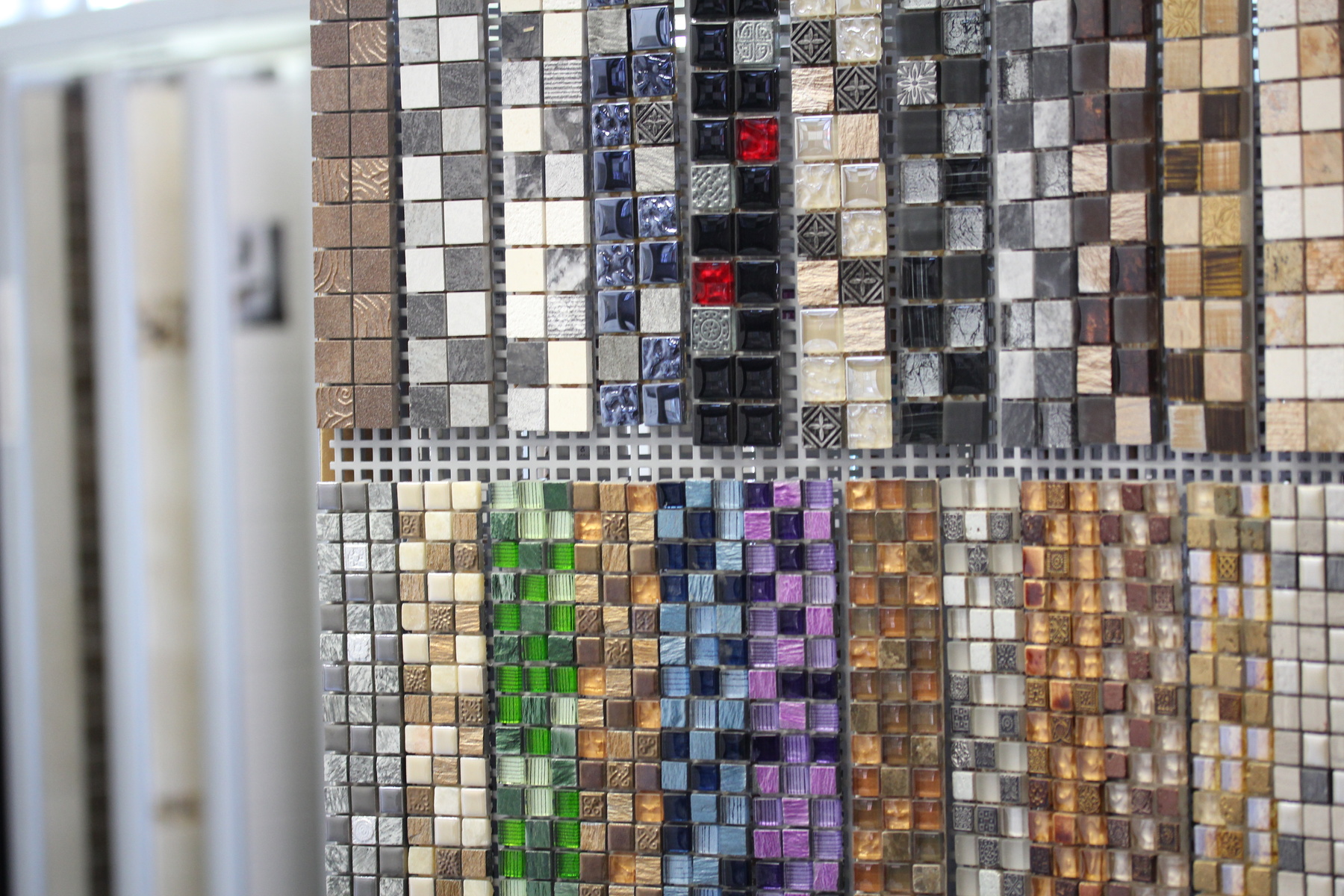 Mosaikmuster in unterschiedlichen Farben